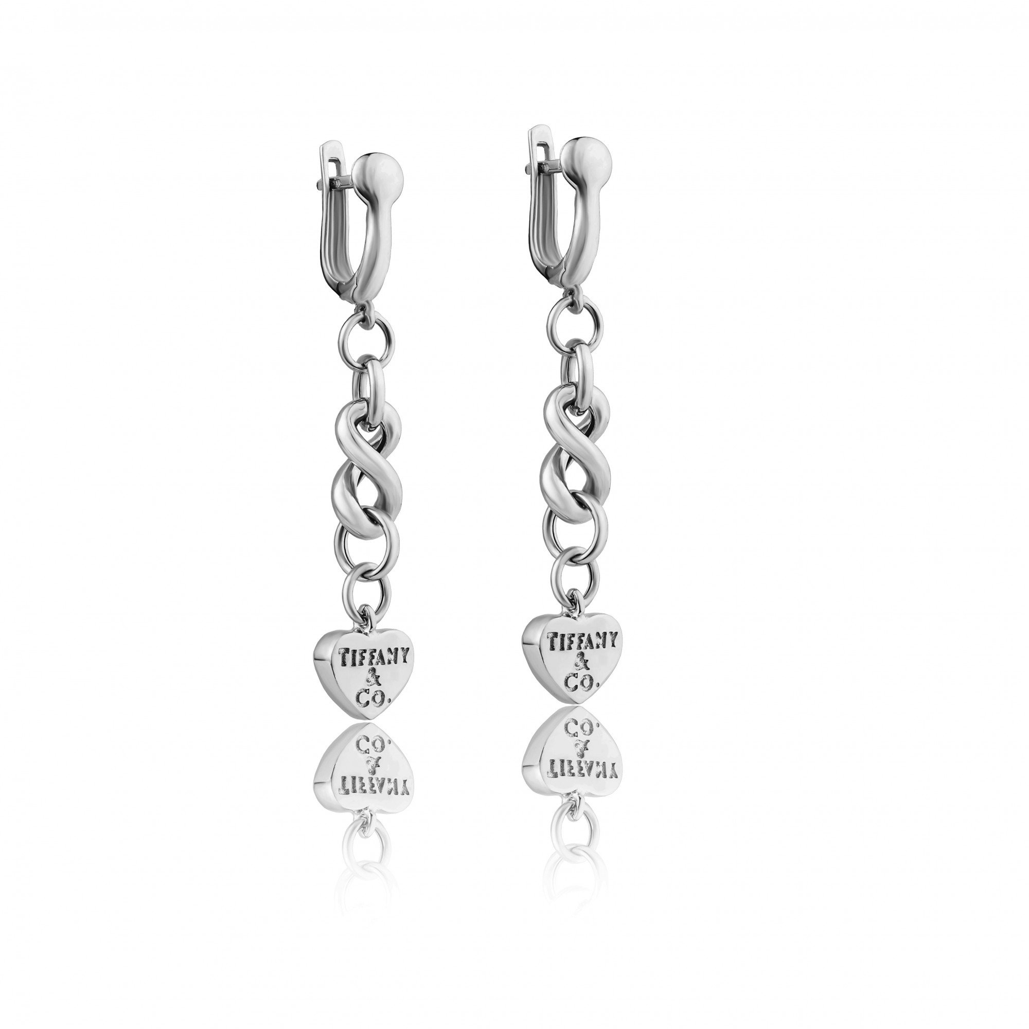 Сережки Tiffany & Co з білого золота. Артикул: 101857б