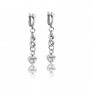 Сережки Tiffany & Co з білого золота. Артикул: 101857б