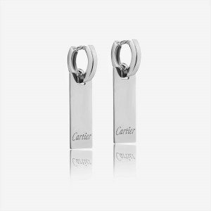 Сережки Cartier з білого золота. Артикул: 106781б. Вага: 7,74 г 