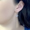 Сережки з червоного золота. Артикул: 2053309. Вага: 3,73 г 