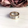 Каблучка Bulgari з червоного і білого золота. Артикул: 2053415. Вага: 5,82 г 