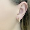 Сережки з червоного золота. Артикул: 2066163. Вага: 1,97 г 