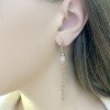 Сережки з червоного золота з кубічним цирконієм. Артикул: 2066309. Вага: 5,51 г 