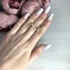 Сережки Пантера з червоного золота з кубічним цирконієм. Артикул: 2074113. Вага: 3,17 г 