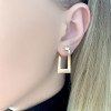 Сережки з червоного золота. Артикул: 2076407. Вага: 3,40 г 