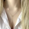 Кольє з червоного золота. Артикул: 2077206. Вага: 1,81 г 