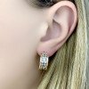 Сережки Bulgari з червоного і білого золота. Артикул: 2093138. Вага: 6,37 г 