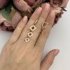 Сережки з червоного золота. Артикул: 2100393. Вага: 3,14 г