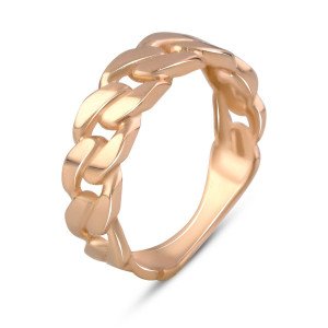 Каблучка з червоного золота. Артикул: 210750701. Вага: 2,30 г 