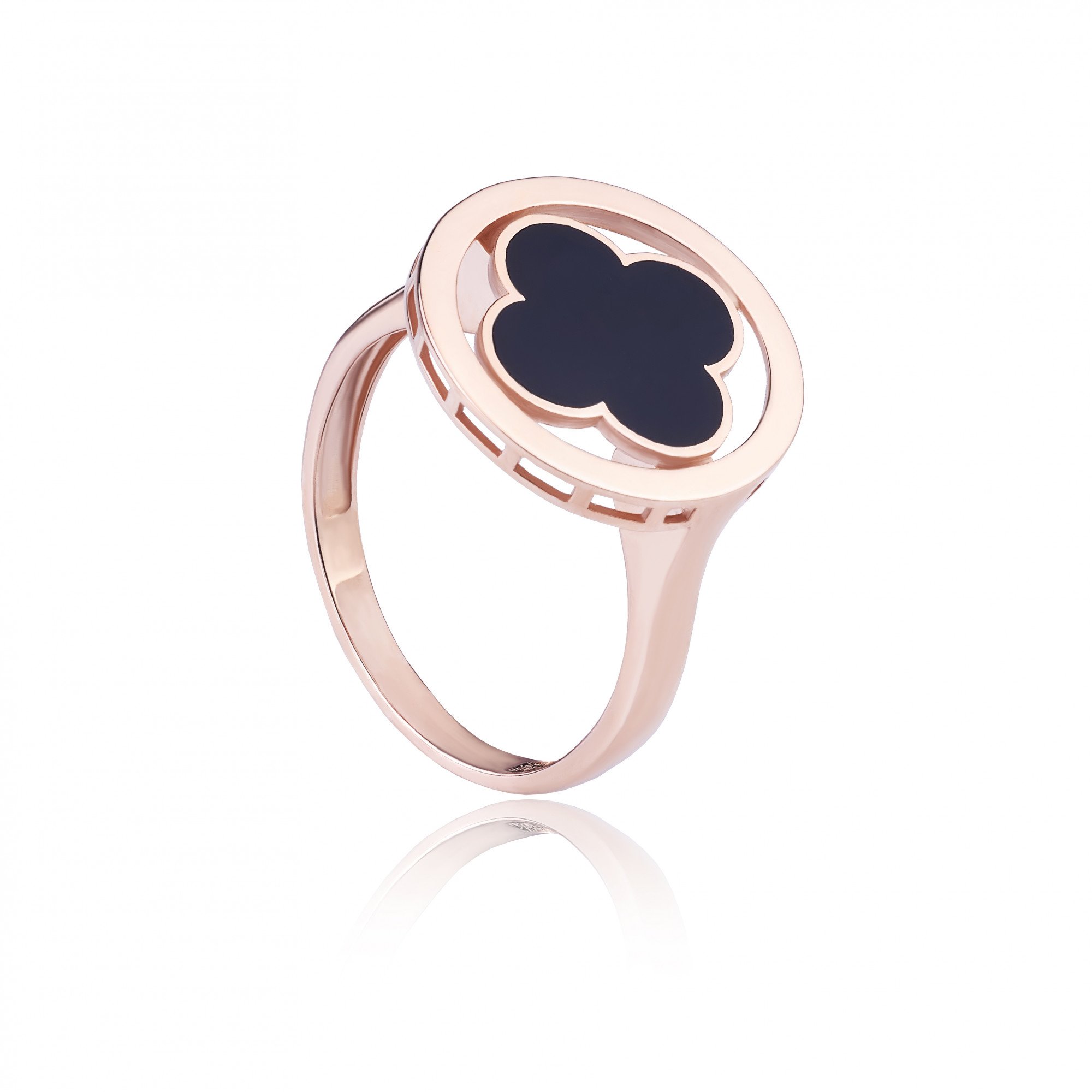 Каблучка Van Cleef & Arpels з червоного золота. Артикул: 2074311. Вага: 2,92 г 
