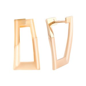 Сережки з червоного золота. Артикул: 2076407. Вага: 3,40 г 