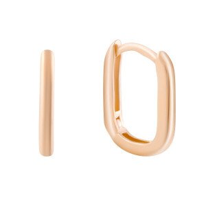 Сережки з червоного золота. Артикул: 2076896. Вага: 3,16 г 